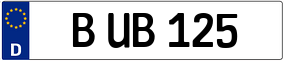 Truck License Plate